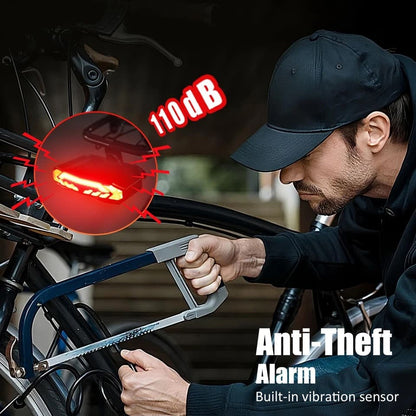 BIKEPRO™ Alarm so zadným svetlom